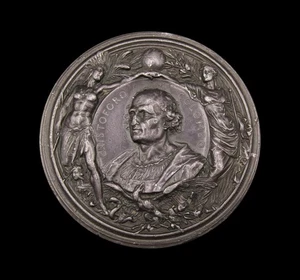 USA 1892 CRISTOFORO COLOMBO COLUMBIAN EXPOSITION 100mm MEDAL - Picture 1 of 2