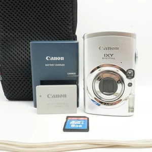 Canon IXY Digital 810 IS Silver 8MP 4x Zoom Full Set with Charger Case Japan - Picture 1 of 23