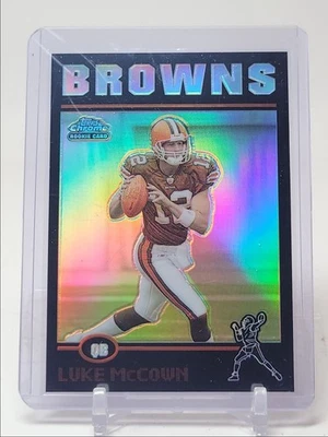 LUKE MCCOWN 2004 TOPPS CHROME ROOKIE BLACK REFRACTOR BROWNS RC /100 Q3933 - Image 1 of 2