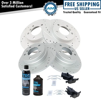 Kit de pastillas de freno y rotor para BMW 323i 1998 328i 1998-1999 Foto 1 de 4