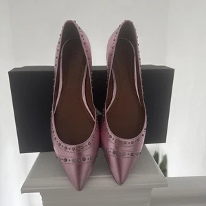 Coach Valentina Flat AMARANTH con Tachuelas Talla 5.5 NUEVO EN CAJA ENVÍO GRATUITO - Imagen 1 de 6