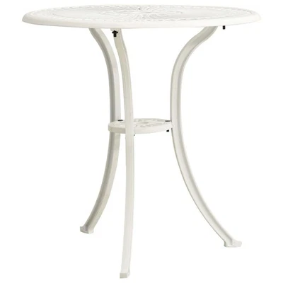 Outdoor Dining Table Garden Patio Table with Glass Top Cast Aluminum vidaXL - Image 1 of 3
