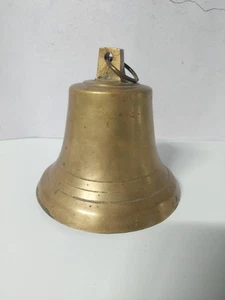 Vintage antike 7 Zoll Messing Glocke - Schiff, Türklingel, hängende Wand Wohndeko  - Bild 1 von 11
