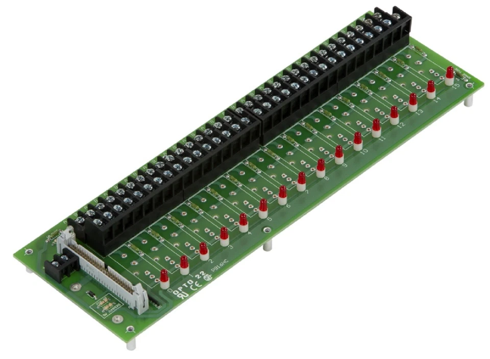 Rack de 16 canales Opto 22 PB16HC G1 con conector de cabezal conector de terminal adicional Foto 1 de 1