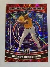 2023 Donruss Rickey Henderson /149 Locked & Loaded Red Foil *HOF Athletics A’s🔥