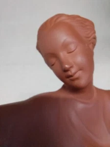 Skulptur „Tanzendes Mädchen“, rote Keramik, W.Goldscheider 1926-1938, Wien - Bild 1 von 15
