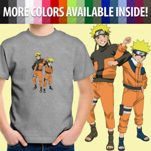 Toddler Kids Tee Youth T-Shirt Naruto Uzumaki Shippuden Anime Manga Ninja Hokage