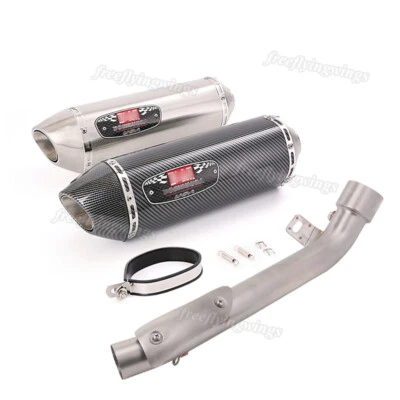 Система глушителя средней трубы надевающейся выхлопной системы для Suzuki GSXR1000 GSXR1000R 2007 2008 - Изображение 1 из 4