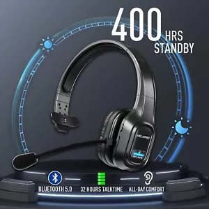 Auriculares inalámbricos Bluetooth con cancelación de ruido para camionero conductor de camión - Imagen 1 de 9