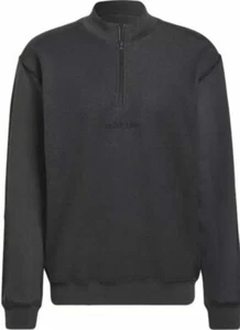 Sudadera Adidas Para Hombre Carbono 1/4 Cremallera Loopback Algodón Top Nueva Informal HP0417 - Imagen 1 de 3