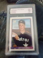 PGA 10 Gem Mint 1991 Bowman Jeff Bagwell Houston Astros Rookie Card