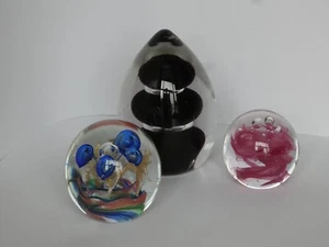 3 hermosos pisapapeles de vidrio artístico - Imagen 1 de 13