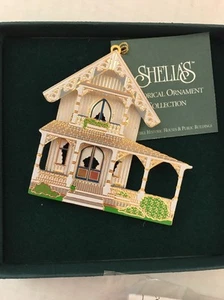 Colección de Adornos Históricos de Sheila "Casa Blanca" Etiquetas y Soporte Nuevos - Imagen 1 de 3