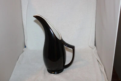 Red Wing Pottery  Lotus Stretch Spout Large Pitcher, 13 inches, Brown - Image 1 of 4