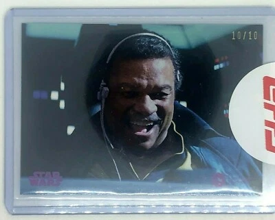 2020 Topps Star Wars Authentics BILLY DEE WILLIAMS as LANDO CALRISSIAN Card #/10 - Image 1 of 2