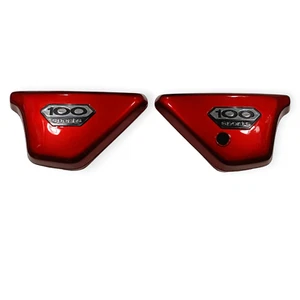 100 pares de cubiertas de panel lateral Kawasaki KH100 G7 G7T G7TA G7S G7SA en rojo - Imagen 1 de 3