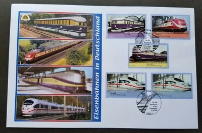 [SJ] Germany Train 2006 Locomotive Railway Transport Vehicle (FDC) *diff PMK - Image 1 of 4