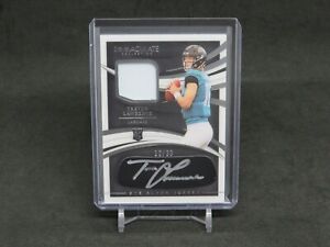 2021 PANINI IMMACULATE TREVOR LAWRENCE EYE BLACK RC PATCH AUTO /30 JAGUARS RK2