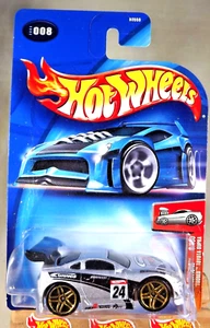 2004 Hot Wheels #8 First Editions 'Tooned TOYOTA SUPRA Silver Chrome-BaseVariant - Picture 1 of 6