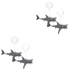 4 Sets Floating Marine Animal Figurine Fish Tank Figurines Sea Decor Mini