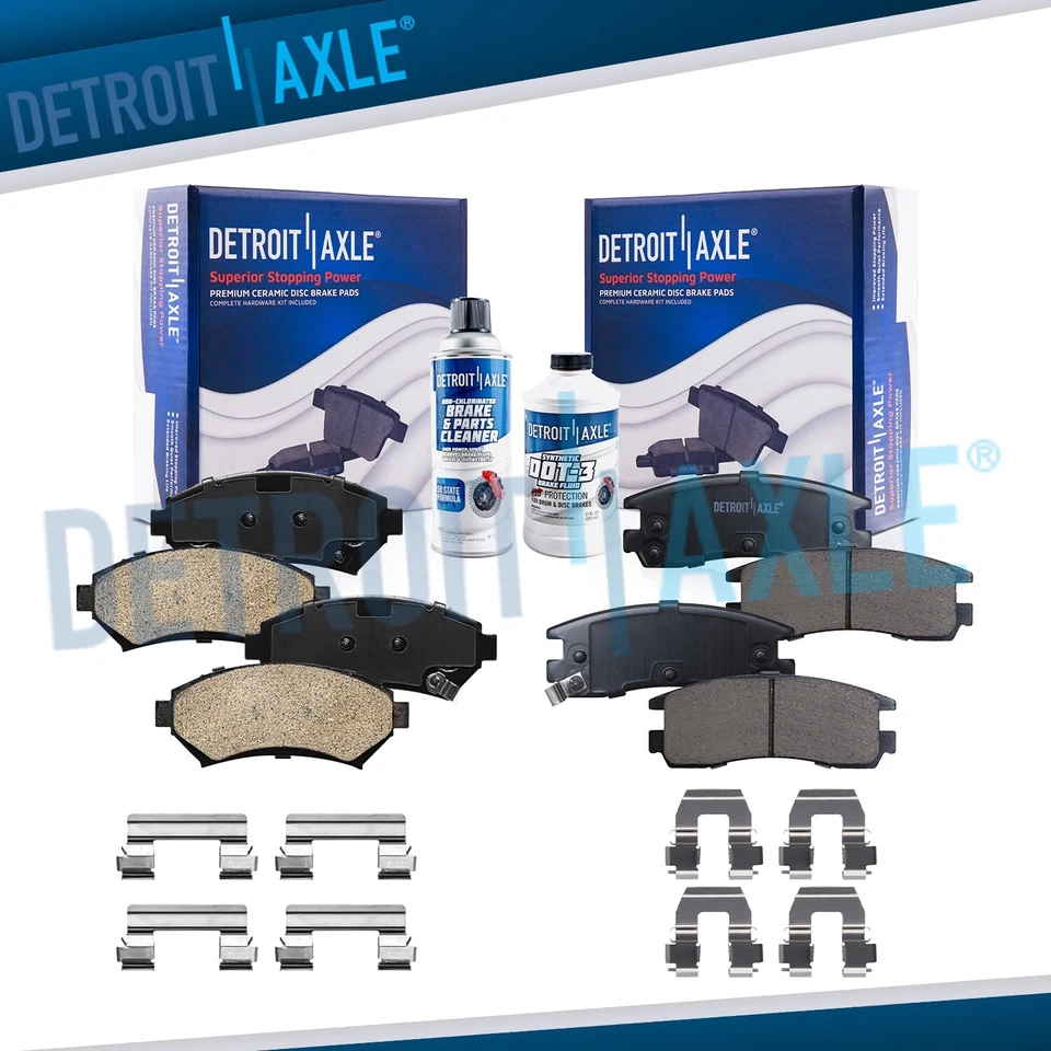 Front Rear Ceramic Brake Pads Kit for Century Regal Impala Montana Silhouette - Image 1 of 4