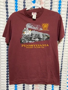Pennsylvania Pacific Class K4 vintage VTG Train T-shirt / single stitch / Medium - Picture 1 of 11