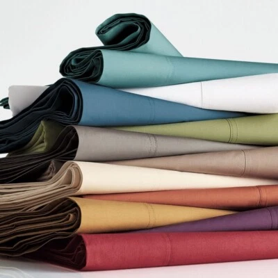 1000 TC или 1200 TC египетский хлопок выбрать постельное белье товар однотонный полный размер - Изображение 1 из 4