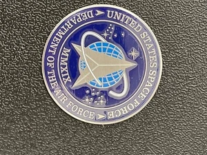 USAF United States Space Force USSF Dept of Air Force Military Metal Emblem. - Bild 1 von 3