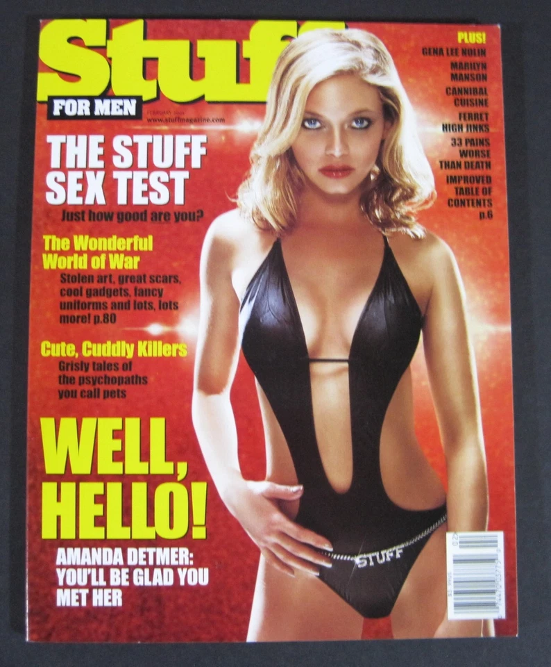 Stuff magazine Amanda Detmer, Gena Lee Nolin February 2001 #15 Foto 1 de 1