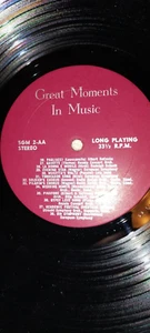 Great Moments in Classical Music. Brahms, Pagliacci, Wagner, et al. 33 1/3 . - Foto 1 di 1