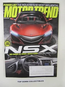 Motor Trend  Magazine   March  2015    NSX Twin Turbo - Imagen 1 de 4