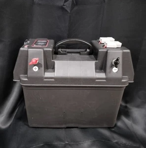 New Group 24 Trolling Motor Smart Battery Box Waterproof Case w/USB & DC Ports - Bild 1 von 8