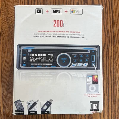 Dual XDM6350 Audio Radio AM FM AUX USB MP3 CD Player Stereo Head Unit Receiver - Image 1 of 4