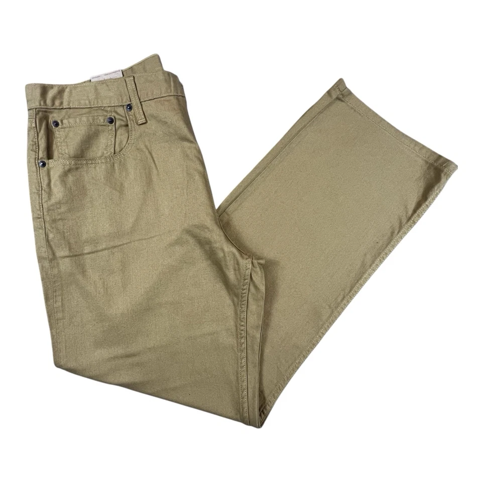 Levi's Low Pro Corduroy Pants Mens 33 Black Mid-Rise Straight Leg 5 Pockets