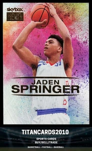 Jaden Springer 2021 Skybox refractor Tennessee Vols #S-41 - Picture 1 of 2