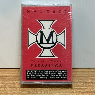 MALTEZE: Count Your Blessings 1990 Cassette Tape (Gold Records) NEW SEALED - Image 1 of 4