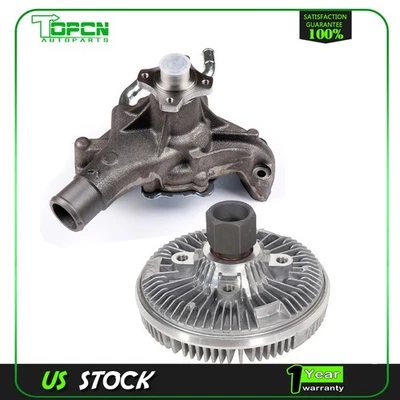 Kit de embrague de ventilador eléctrico y bomba de agua para camioneta GMC Chevy 1996-2003 4,3 L 5,0 5,7 Foto 1 de 4