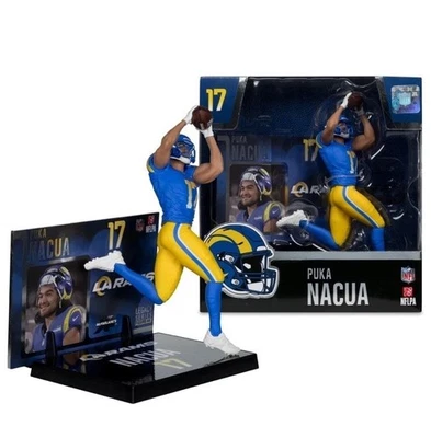 Figura Puka Nacua Los Angeles Rams 2025 NFL Mcfarlane Legacy Foto 1 de 3