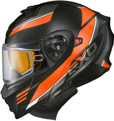 Scorpion EXO-GT930 Modulus Snow Helmet w/Dual Pane Shield Orange/Black - Image 1 of 4