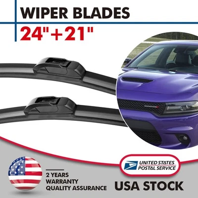 Windshield Wiper Blades 24"/21" DIRECT-CONNECT For Ford Windstar 2002-2003 — 第 1/4 张图片