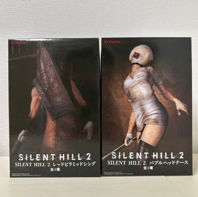 SILENT HILL 2 Red Pyramid Thing & Bubble Head Nurse Figure Set of 2 Konami - Image 1 of 4
