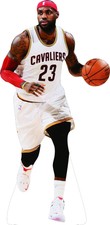 Lebron James 6ft 8" tamanho real de papelão Recorte Show Tamanho Real