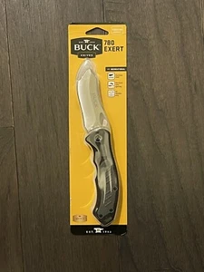 Buck Knives 780 Exert 420HC Stainless Steel One Hand Opening Folding Knife Hunt - Picture 1 of 2