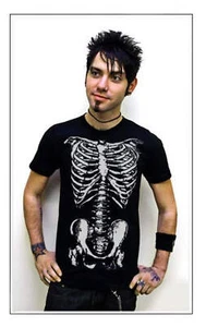 Skeleton Front – Donnie Darko Bones Costume Emo T-Shirt - Picture 1 of 20