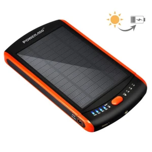 Solar Charger Power Bank 23,000mAh USB Battery Portable Charger LED Flashlight - Picture 1 of 10
