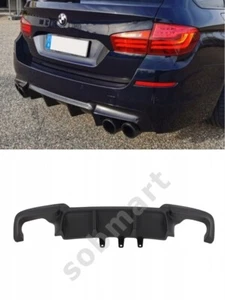 BMW 5 F10 F11 2010-2017 DIFUSOR DE PARACHOQUES TRASERO SOBMART ABS - Imagen 1 de 4