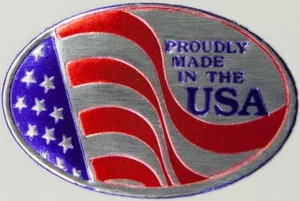 2 Guitar & Bass Proudly Made In USA Metallic Stickers - Picture 1 of 5