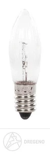 Riffelkerzen 34V/3W E10, 3 Stück auf Blisterkarte BxHxT 1 cmx4,5 cmx1 cm NEU - Bild 1 von 1