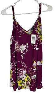 Torrid Sophie Crinkle Gauze Swing Cami Plum Purple Size 0 Large 12 - Picture 1 of 7