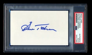 GORMAN THOMAS SIGNED INDEX CARD MINT PSA/DNA SLABBED AUTOGRAPHED 2 TIME HR CHAMP - Picture 1 of 1